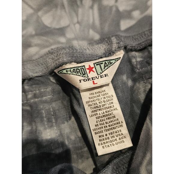 Hard tail forever tiedye jogger drawstring balloon pants womems large linen - Picture 2 of 8